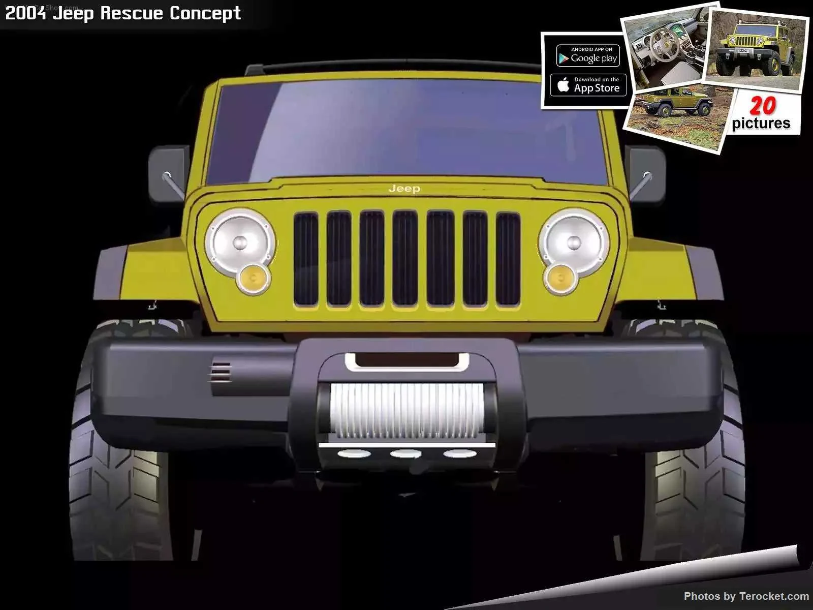 Hình ảnh xe ô tô Jeep Rescue Concept 2004 & nội ngoại thất