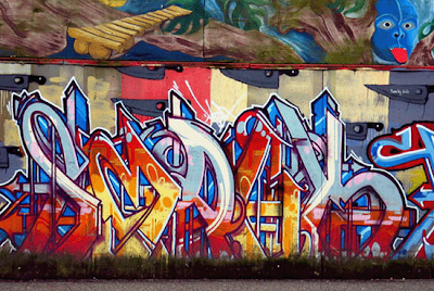 art graffiti wall arrow