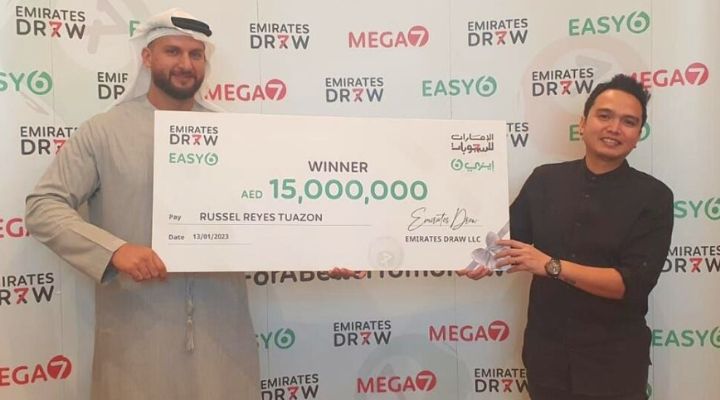OFW in Dubai wins P224 million in Emirates Draw