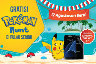 17 Agustusan Seru Hunting Pokemon di Pulau Seribu Menangkan Samsung GALAXY S7