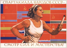 Carteles de propaganda deportiva de la Unión Soviética