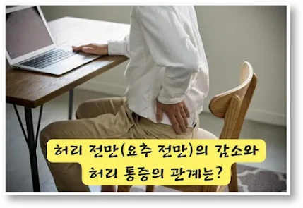 허리 전만(요추 전만)의 감소와 허리 통증의 관계는?