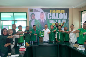 Baru Satu Hari Buka Pendaftaran : DESK PILKADA PPP Kabupaten Bogor Ramai Pendaftar 