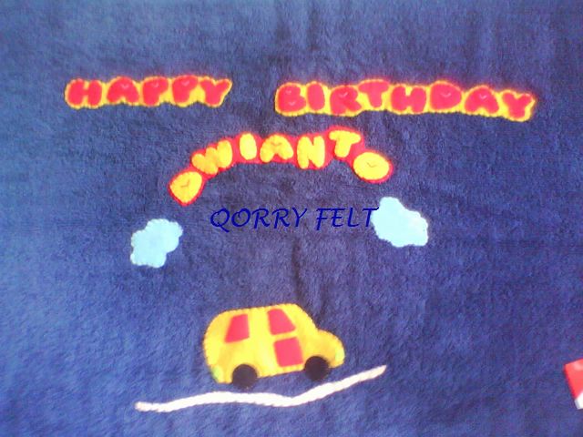  Handuk  Nama Untuk Souvenir Dan Kado Ulang Tahun Happy Birthday