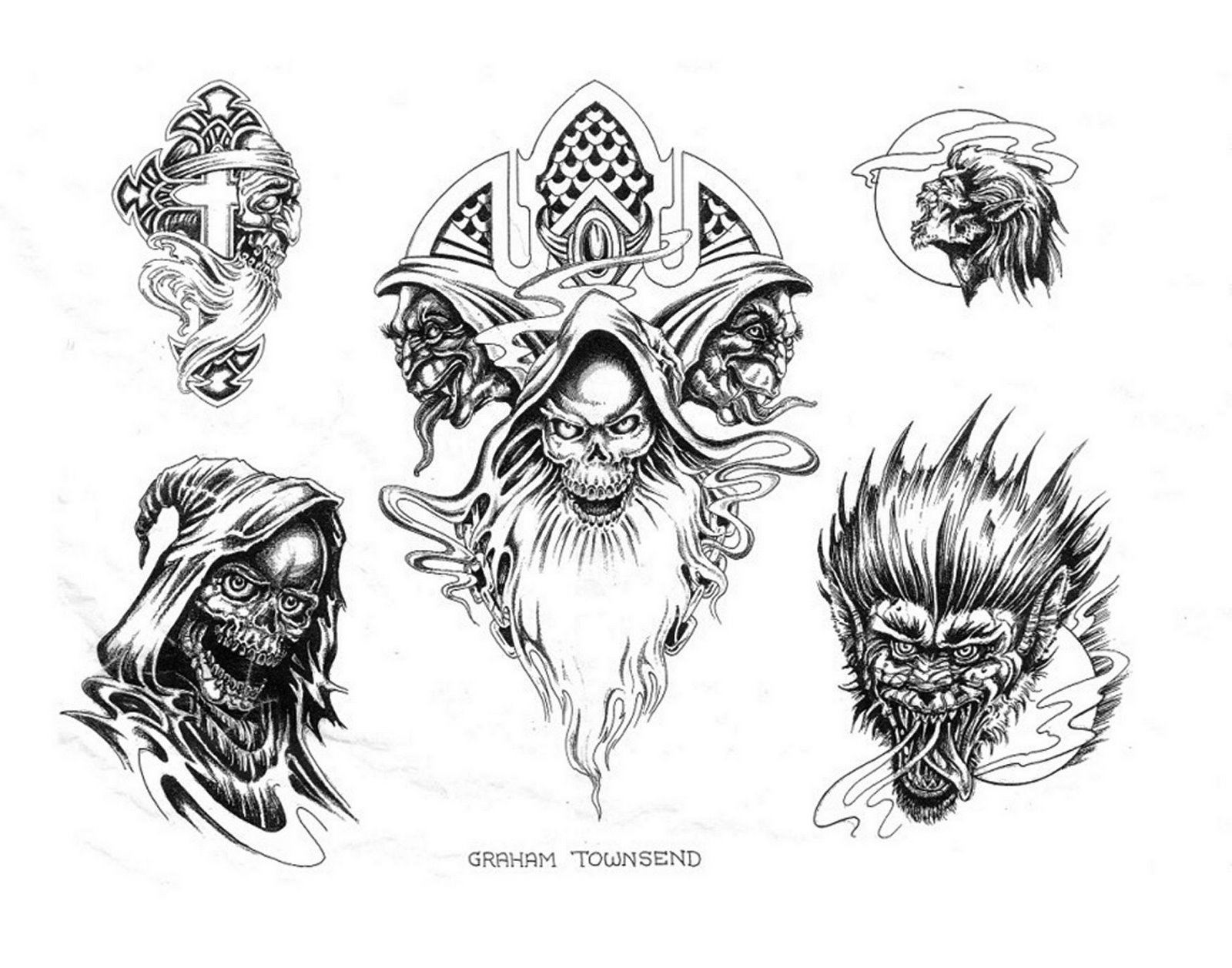 Tattoo: Graham Townsend Tattoo Flash