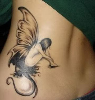 Lower Back Fairy Tattoos