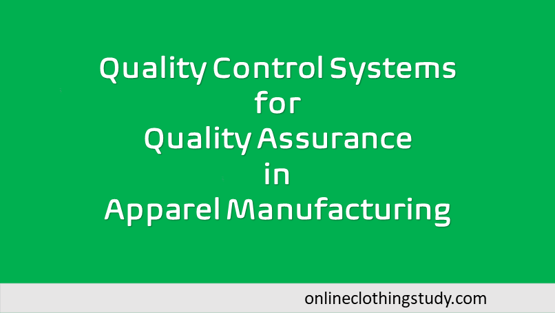 Apparel quality assurance