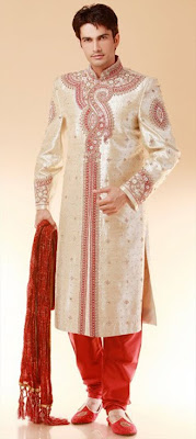 Indian Embroidered Men’s wedding sherwani 