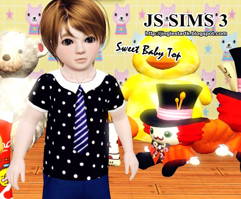 [JS SIMS 3] Sweet Baby Top For toddler  move to js-sims 