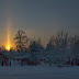 A Sun Pillar over Sweden