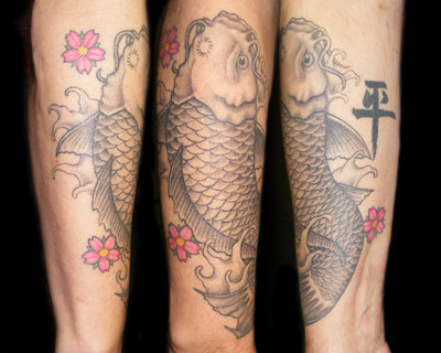 Amazing Art of Arm Japanese Tattoo Ideas With Koi Fish Tattoo Designs With 