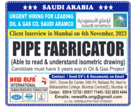 October 2023 Assignment Abroad Times Gulf Jobs