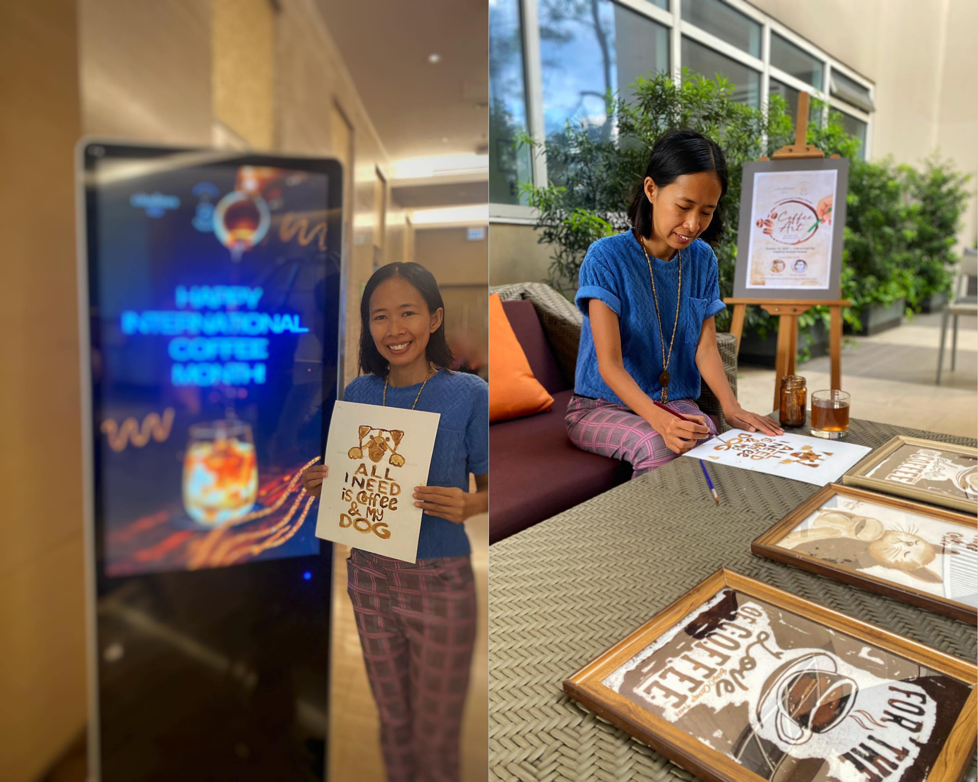 citadines salcedo makati coffee art painting