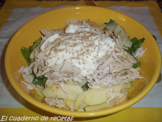 Ensalada de pollo