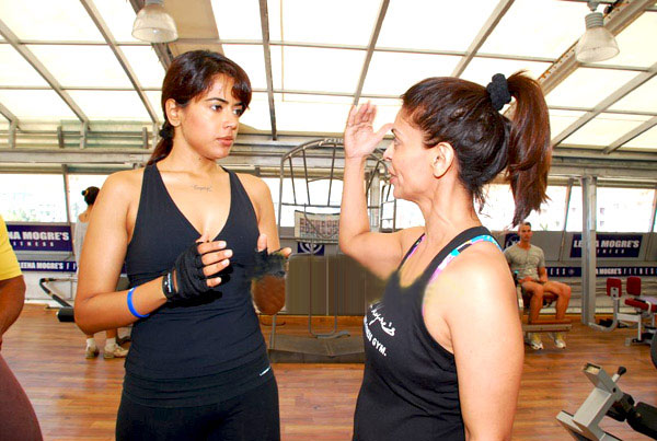 sameera reddy in gym cute stills