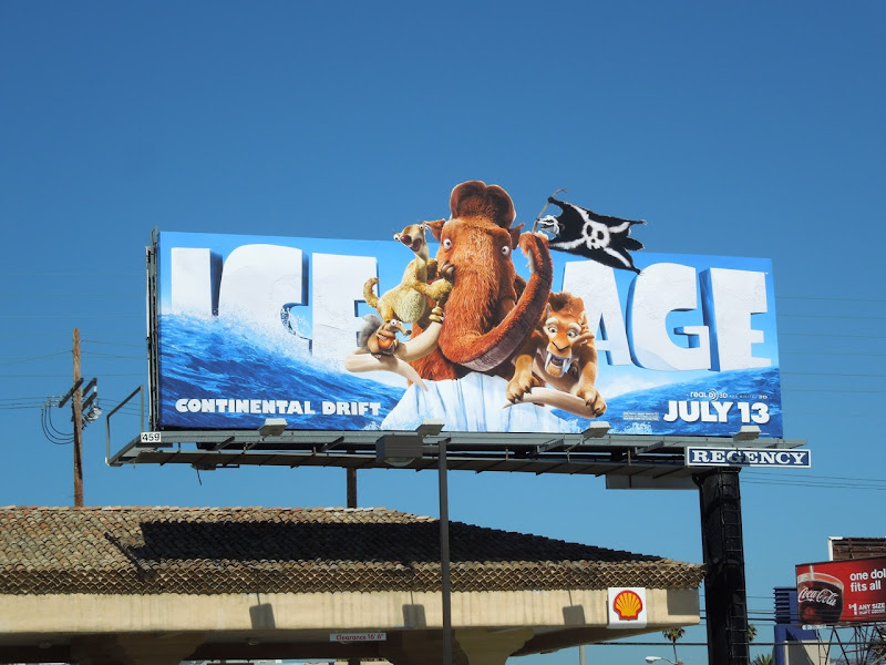 Ice Age Continental Drift billboard