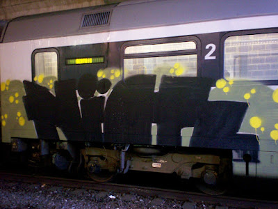 Unfinished graffiti