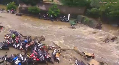 Banjir SMAN 2 Bogor 27 Februari 2017