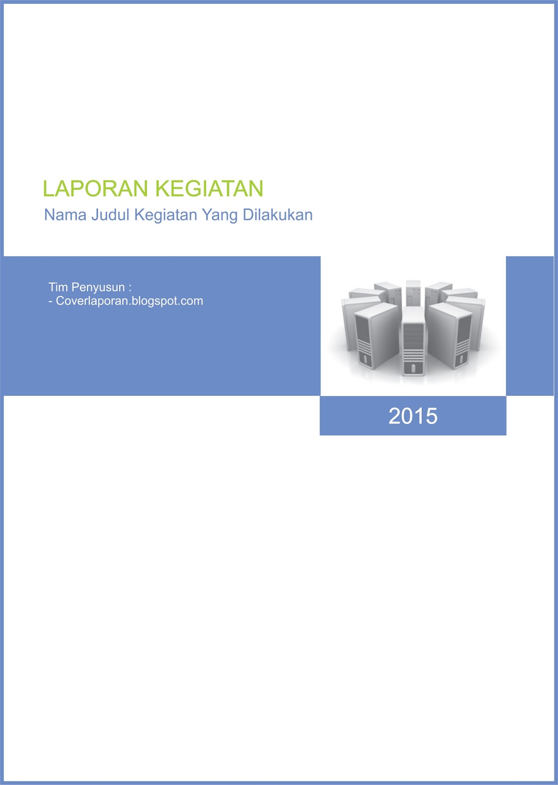 Cover Laporan Kegiatan - Download Contoh Cover Laporan