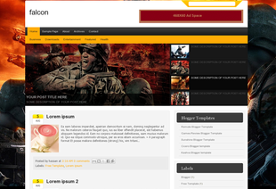 Falcon Blogger Template