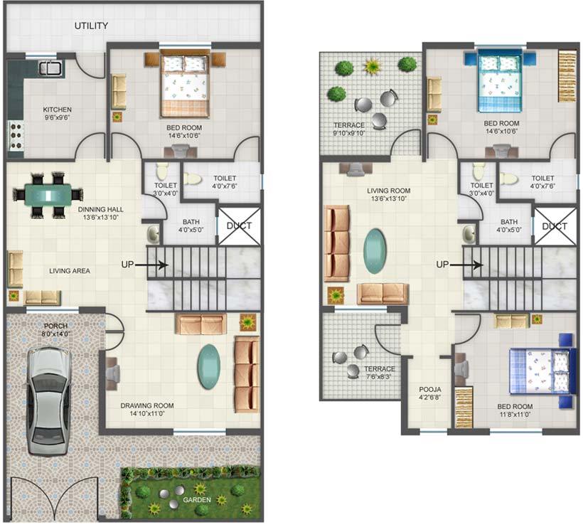 4 BHK Layout 