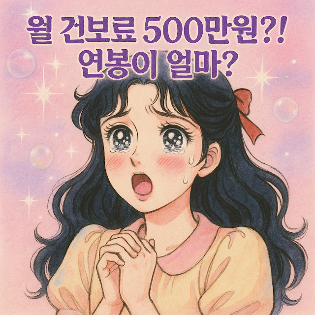 월 건보료 500만원?! 😱 대체 연봉이 얼마길래!