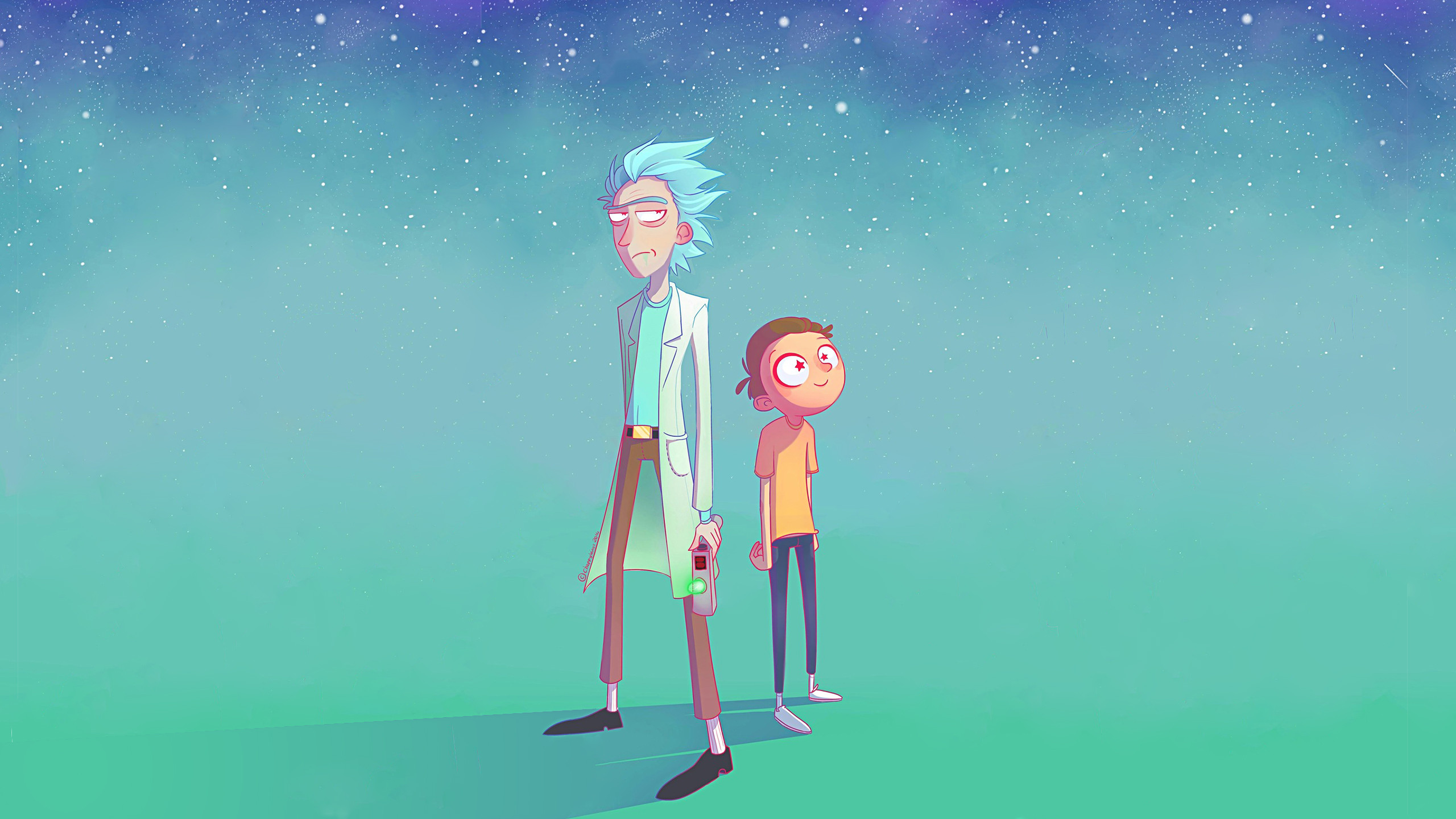 rick and morty wallpaper 4k iphone