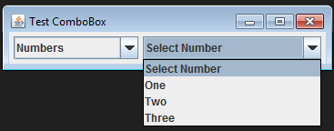 Add values to JComboBox in Java 