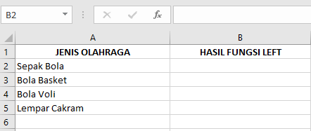 Langkah-Langkah Menggunakan Rumus Fungsi RIGHT pada Microsoft Excel