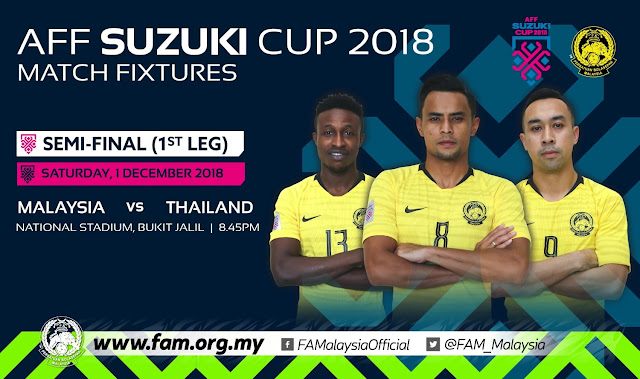 Malaysia Bertemu Dengan Thailand di Semi Final AFF Suzuki 2018
