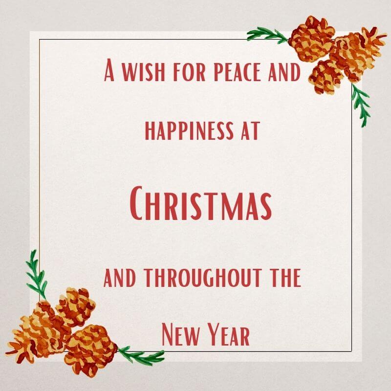 Christmas Card Sayings, Messages, Greetings