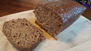 sliced homemade Spice Apple-Nut Quick Bread