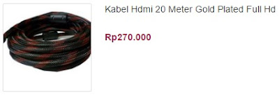  Kabel HDMI kini ini banyak diperlukan oleh beberapa orang Berita laptop Harga Kabel HDMI Terbaru dan Terbaik 2017