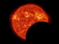 NASA’s SDO Observes Earth, Lunar Transits in Same Day