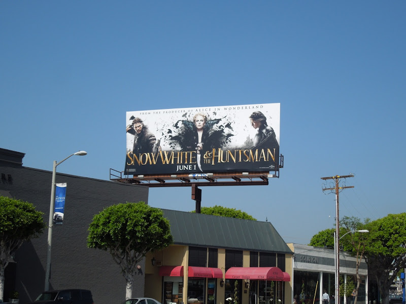 Snow White movie billboard