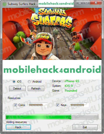 Subway Surfers Hack Add Coins and Keys for iOS