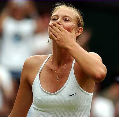 maria sharapova height. Maria Sharapova boobs nipples