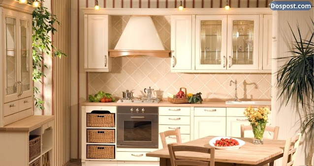 Desain Kitchen Set Bergaya klasik