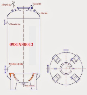  Bình lọc áp lực ionx