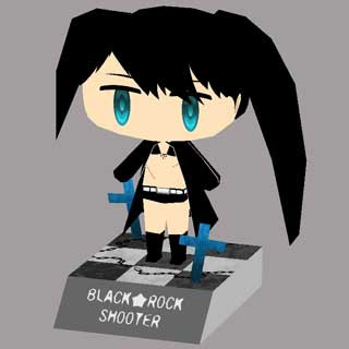 Black Rock Shooter Papercraft