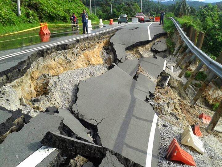  Gambar Tanah Runtuh  Di Jalan Kuala Slim Perak My MediaSemasa