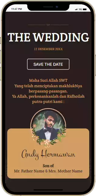 jasa undangan pernikahan online dalam bentuk website yang dikemas dengan cantik