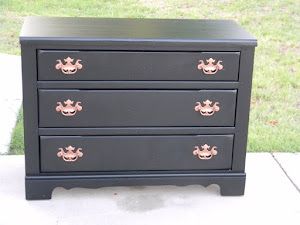 Black Vintage Dresser  *SOLD*