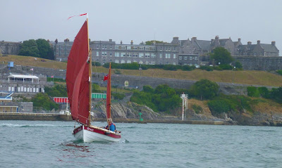 welsford navigator with standing lug sail 