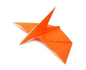 Origami Dinosaur 簡単 恐竜 伝説 折り紙 Origami Pteranodon 簡単 恐竜 折り紙 プテラノドン