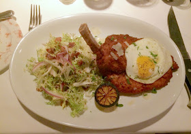 The Riggsby schnitzel a la Lyonnaise