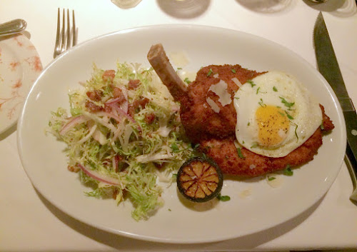 The Riggsby schnitzel a la Lyonnaise