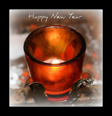 new year candle greetings