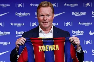 Barcelona new manager Koeman admits to squad clearout planned