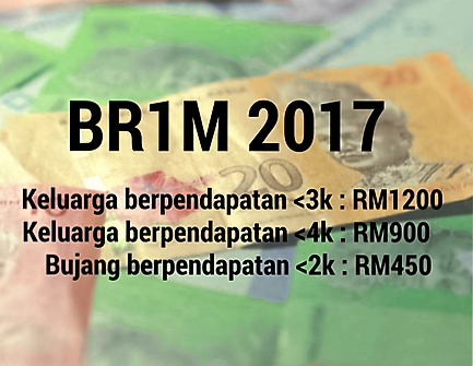 Semak Status BR1M 2017- Lulus Atau Tidak Lulus